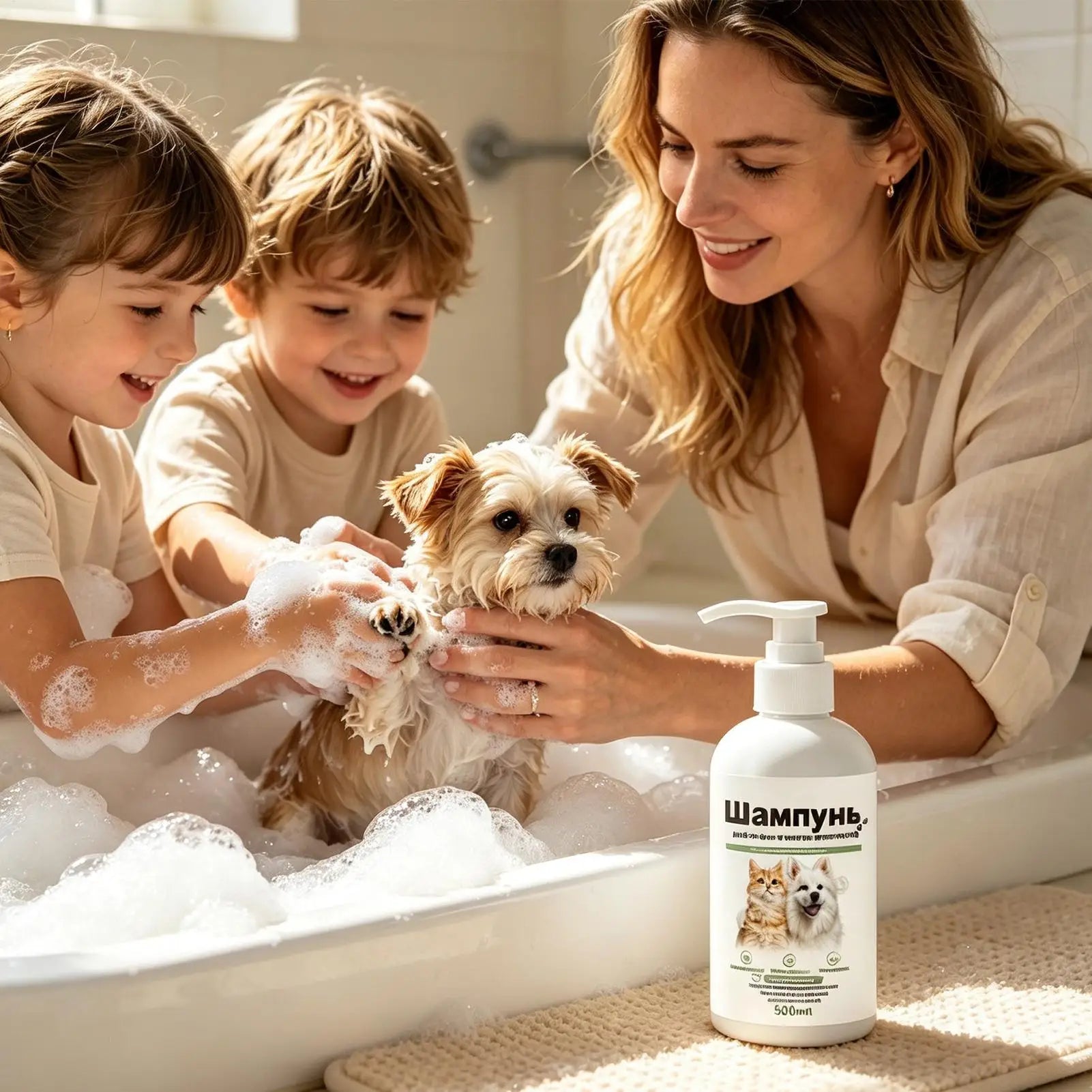 Anti Itch Dog Shampoo Soothing Anti Itch Moisturizing Deodorizing Pet Odor